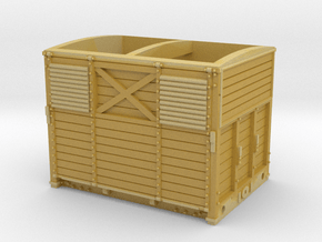 SER/LBSCR Horse Box Dia. 19B - N Scale (1:152) in Tan Fine Detail Plastic