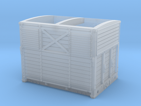 SER/LBSCR Horse Box Dia. 19B - N Scale (1:152) in Clear Ultra Fine Detail Plastic