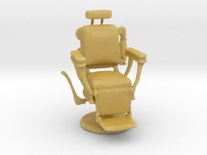 Printle Thing Barber Chair - 1/32 in Tan Fine Detail Plastic
