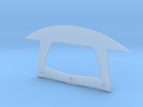 Ulu Knife in Clear Ultra Fine Detail Plastic
