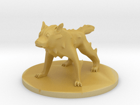 Wolf - Giant Wolf in Tan Fine Detail Plastic