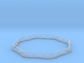 Bracelet in Clear Ultra Fine Detail Plastic