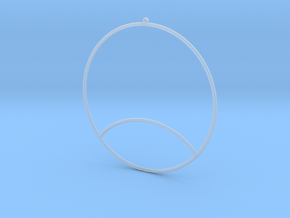 3D EARRiNG in Clear Ultra Fine Detail Plastic