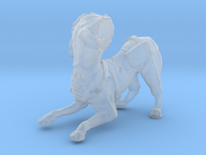 Anthropomorphic male light armor dog taur 3(HSD mi in Clear Ultra Fine Detail Plastic