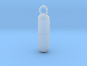 Cosplay Charm - Pill (style 1) in Clear Ultra Fine Detail Plastic