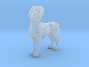 Anthropomorphic female light armor dog taur 2(HSD  in Clear Ultra Fine Detail Plastic