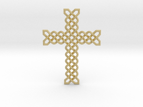 Knots Cross in Tan Fine Detail Plastic