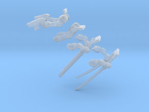 heavy armor arms (HSD miniatures) in Clear Ultra Fine Detail Plastic