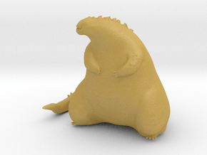 Cute Fat Godzilla in Tan Fine Detail Plastic