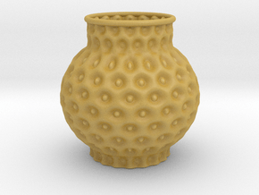 Vase 2017 in Tan Fine Detail Plastic