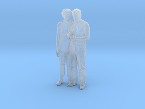 Printle S Couple 229 - 1/87 - wob in Clear Ultra Fine Detail Plastic
