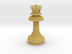 MILOSAURUS Jewelry Staunton Chess Queen Pendant in Tan Fine Detail Plastic