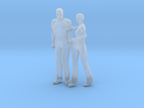 Printle S Couple 233 - 1/87 - wob in Clear Ultra Fine Detail Plastic