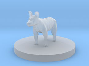 Dog - Wild Dog in Clear Ultra Fine Detail Plastic