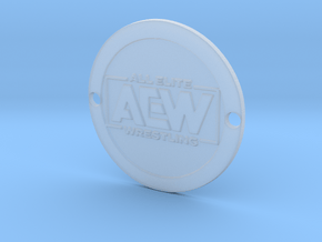 AEW Custom Sideplate for reals in Clear Ultra Fine Detail Plastic