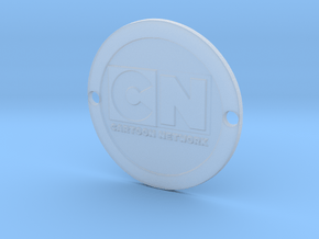 Cartoon Network Custom Sideplate in Clear Ultra Fine Detail Plastic