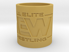 AEW ring Ring Size 11 in Tan Fine Detail Plastic