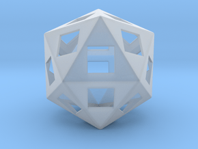 Fidget Icosahedron for Cherry MX, prices down! in Clear Ultra Fine Detail Plastic