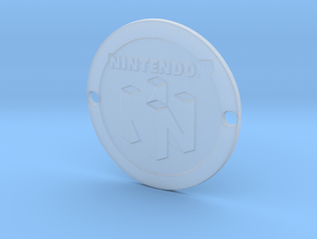 Nintendo 64 Custom Sideplate in Clear Ultra Fine Detail Plastic