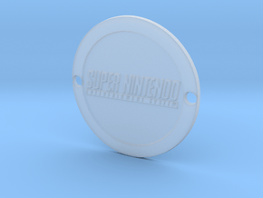 Super Nintendo Custom Sideplate  in Clear Ultra Fine Detail Plastic