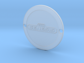 Sega Genesis Custom Sideplate in Clear Ultra Fine Detail Plastic
