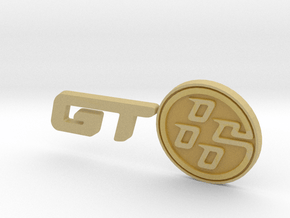 Toyota GT-86 Logo Badge in Tan Fine Detail Plastic
