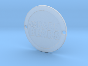 We Bare Bears Custom Sideplate  in Clear Ultra Fine Detail Plastic