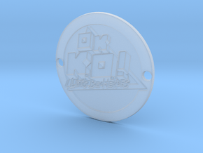 OK K.O.! Custom Sideplate in Clear Ultra Fine Detail Plastic