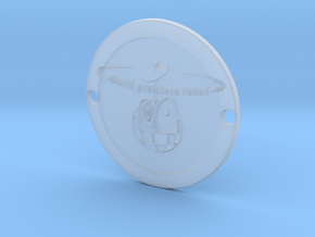 World Premiere Toons Sideplate in Clear Ultra Fine Detail Plastic