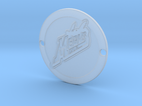 Megas XLR Sideplate  in Clear Ultra Fine Detail Plastic