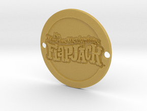 Flapjack Sideplate 2 in Tan Fine Detail Plastic