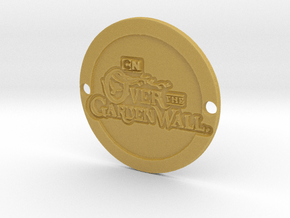 Over the Garden Wall Sideplate 2 in Tan Fine Detail Plastic