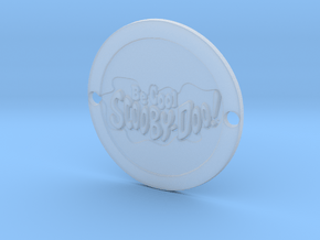 Be Cool Scooby-Doo Sideplate 1 in Clear Ultra Fine Detail Plastic