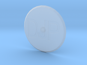 Customisable Golf Ball Marker in Clear Ultra Fine Detail Plastic