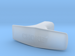 Choke Lever Knob in Clear Ultra Fine Detail Plastic