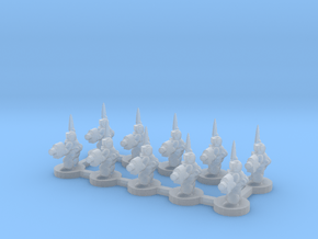 6mm - Urban Captains x 10 in Clear Ultra Fine Detail Plastic
