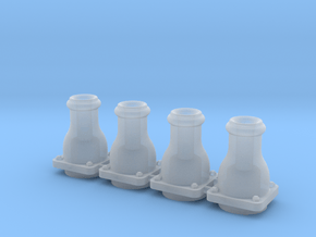 Standard NSWGR buffer stock for Engines and Tender in Clear Ultra Fine Detail Plastic