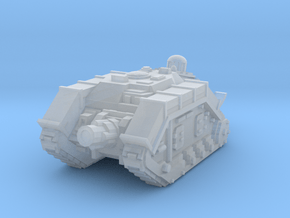 DKoK Thunderer Tank with Trenchskids in Clear Ultra Fine Detail Plastic