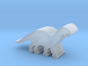 Dinosaur Island Meeple - Mussaurus 2 in Clear Ultra Fine Detail Plastic