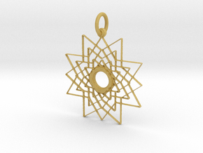 Superstar Pendant - Keychain in Tan Fine Detail Plastic