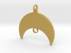 Starship Pendant - Keychain in Tan Fine Detail Plastic