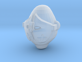Warhammer Helmet Sm3 in Clear Ultra Fine Detail Plastic