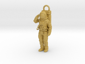 Fine Detail Neil or Buzz A7L SpaceSuit Pendant in Tan Fine Detail Plastic