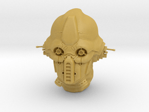 Mercenary Pilot helmet in 1/6 scale in Tan Fine Detail Plastic