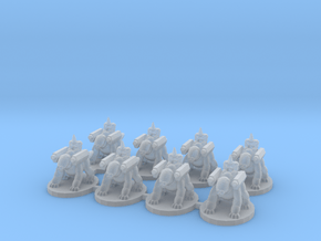 6mm - Elvish Guardians Beast Riders with Dual Bolt in Clear Ultra Fine Detail Plastic