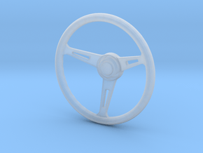 1:12 Three spoke Steering Wheel in Clear Ultra Fine Detail Plastic