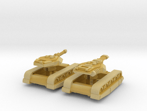 Erets Mk1 Battle Tank and Mk1a Siege Tank "Anvil" in Tan Fine Detail Plastic