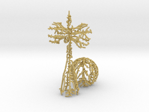 Organic Tree Kendama in Tan Fine Detail Plastic
