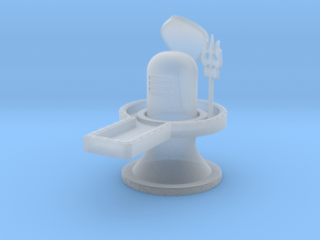 Lord Shiva Lingam Free 3D Model STL-KtkaRaj in Clear Ultra Fine Detail Plastic