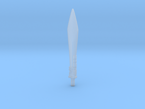 6mm Energo Sword for Upsized KO PotP Grimlock in Clear Ultra Fine Detail Plastic